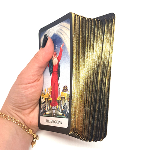 The Vintage Oracle Tarot Cards Gold Edges