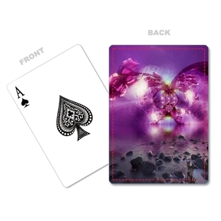 Purple Haze Designer Playing Cards By Soperart