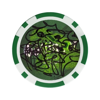Personalized Green Casino Poker Chip