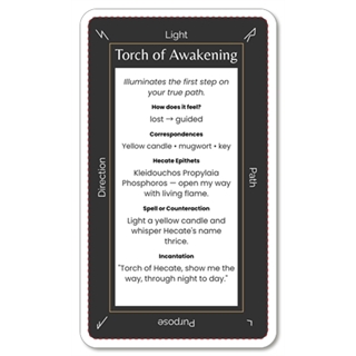 Hecate's Crossroads Oracle Deck