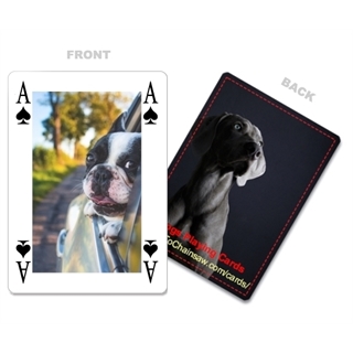 Classic Bridge Style Poker Size Custom Front and Back Playing Cards