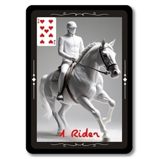 Custom Black Border Playing Cards Poker Sized 2.48X3.46