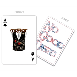Centre Portrait Photo Personalized Both Sides Playing Cards