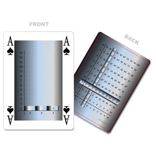 Classic Bridge Style Poker Size Custom Front and Back Playing Cards