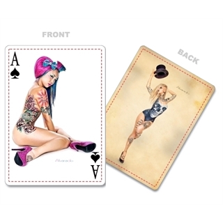 Simple Custom Front and Back Playing Cards