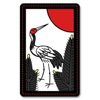 Hanafuda (US Game size, black)