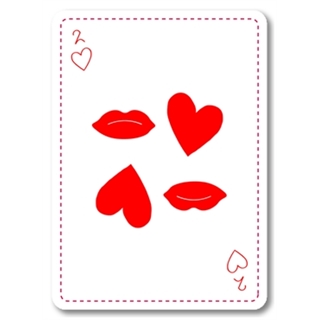 Custom White Border Playing Cards Poker Size