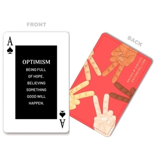 Bridge Size Playing Cards - Rectangular Back, Wide Front
