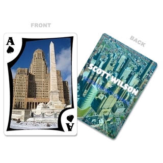 Modern Custom Front and Back Playing Cards