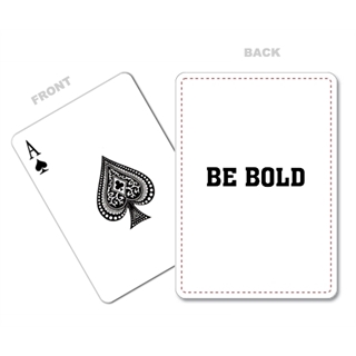 Classic Choice - Poker With Custom Message (63.5 x 88.9mm)