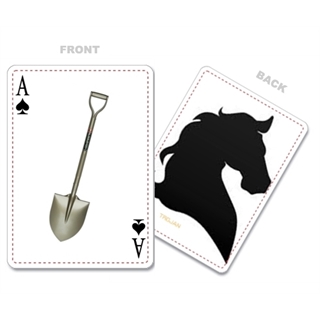 Simple Custom Front and Back Playing Cards (63.5 x 88.9mm)