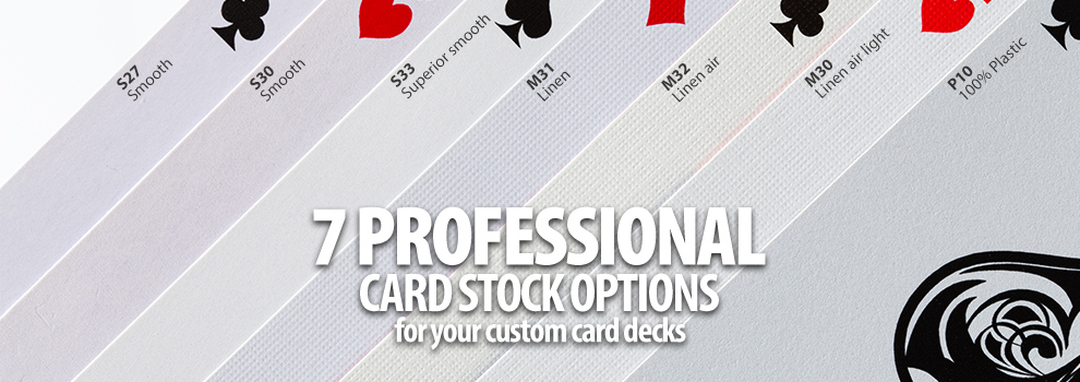 playing cards paper stock