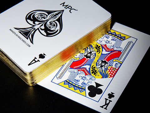 Gold Gilt Edge Playing Cards