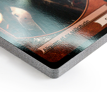 differences in card finishing